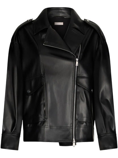 Coated Biker Jacket