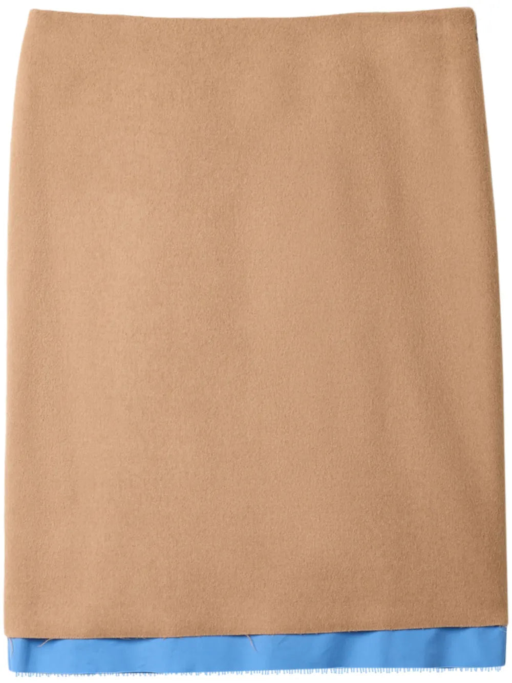 Camel-Hair Midi Skirt