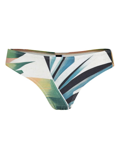 Graphic-Print Bikini Bottoms