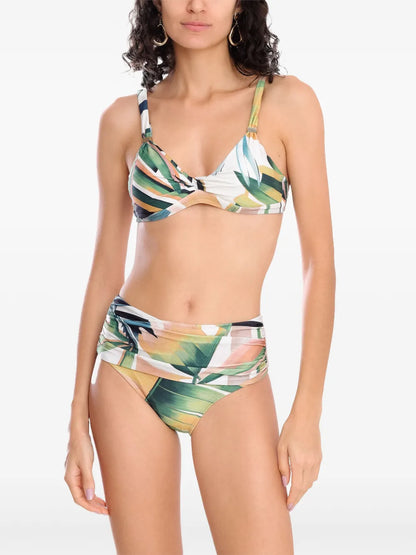 Graphic-Print Bikini