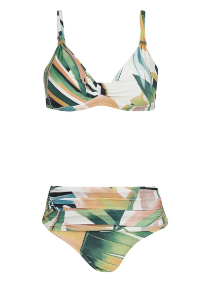 Graphic-Print Bikini