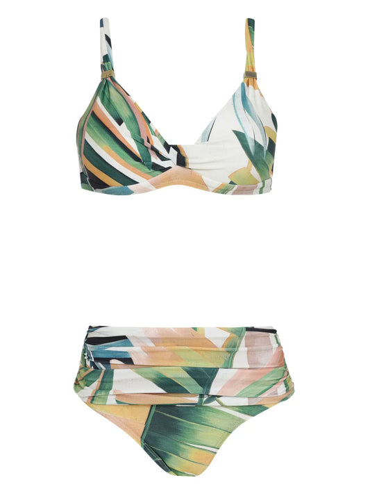Graphic-Print Bikini