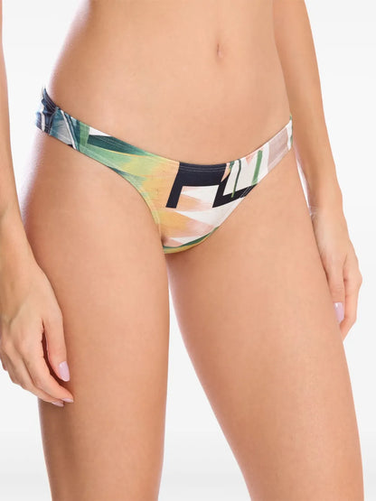 Floral-Print Bikini Briefs