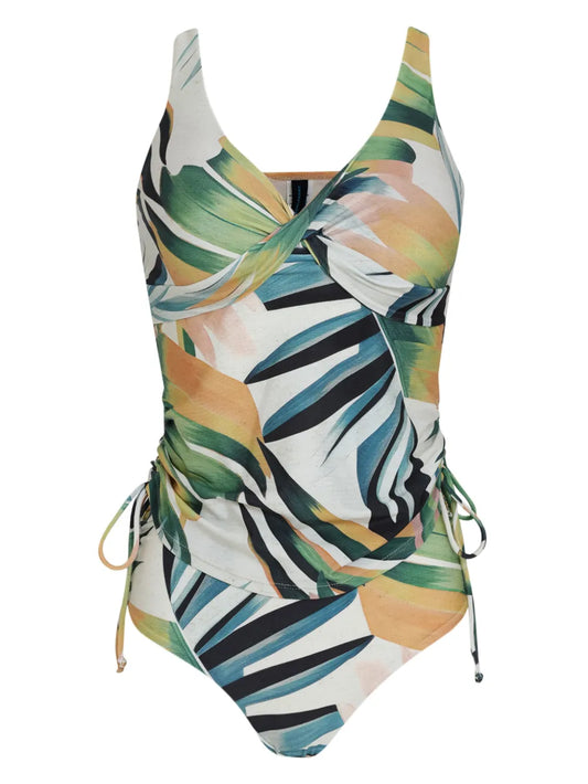 Graphic-Print Tankini