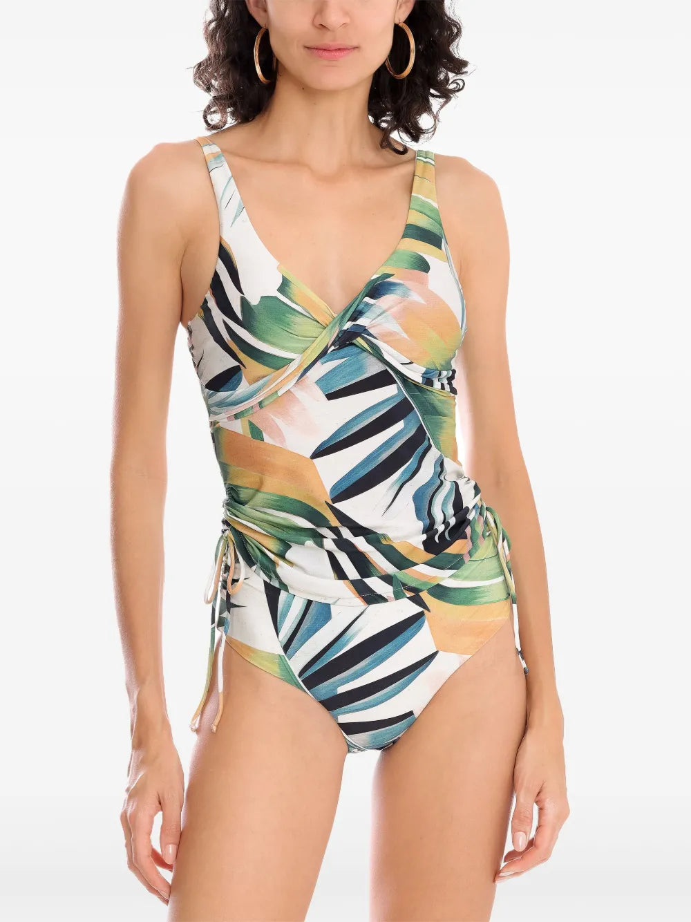 Graphic-Print Tankini