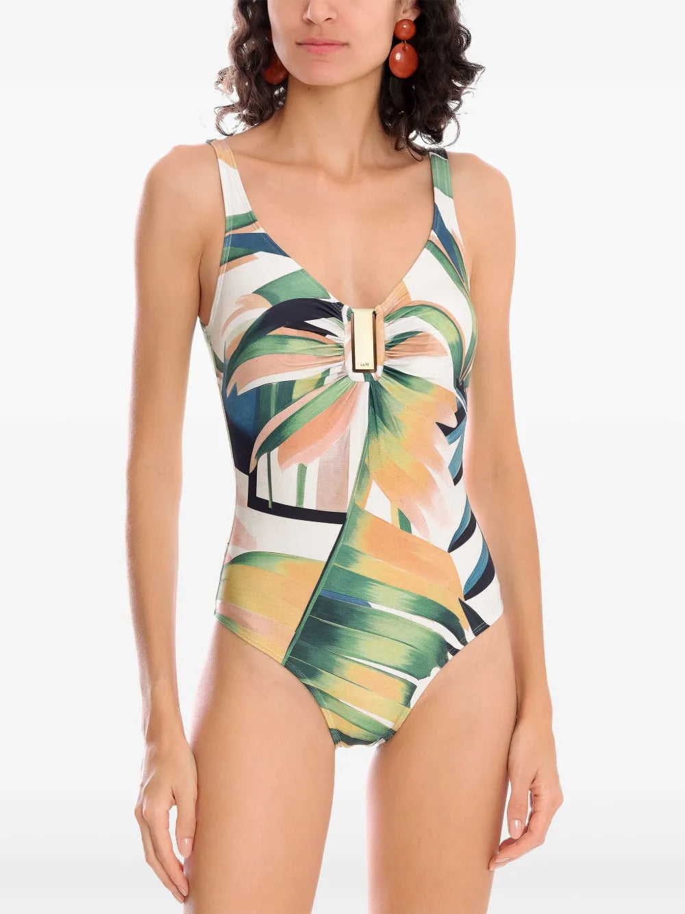 Mirassol Leaf-Print Swimsuit