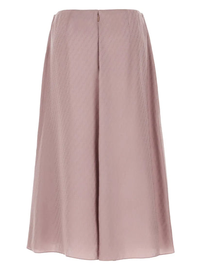 Monogram-Pattern Skirt