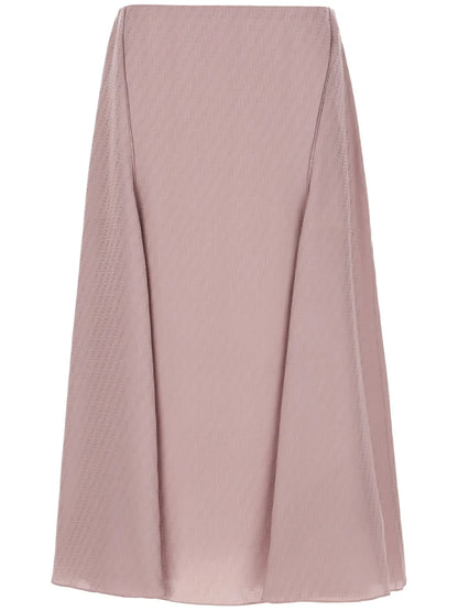 Monogram-Pattern Skirt