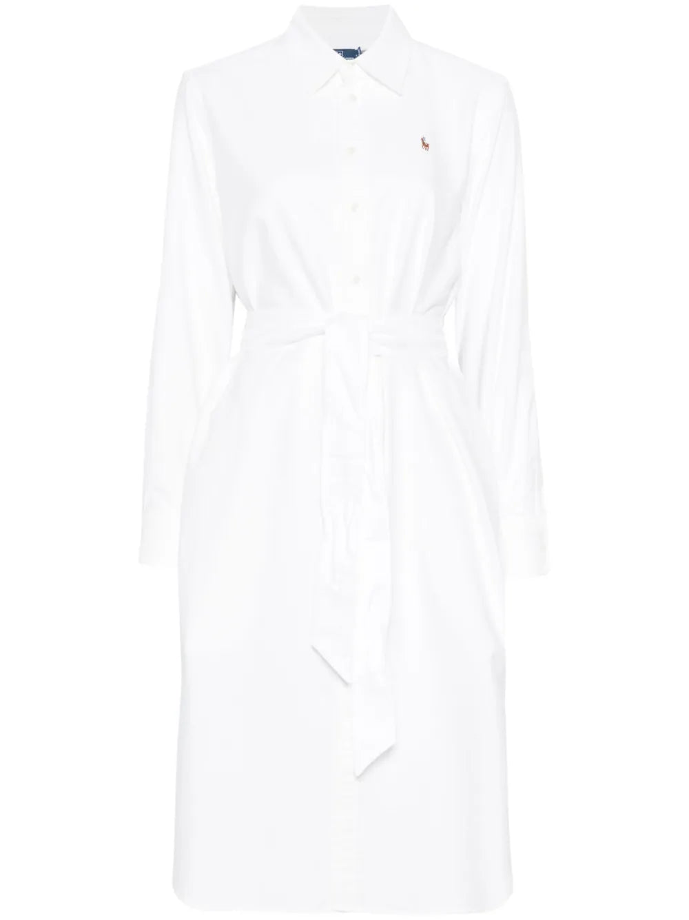 Polo Pony-Embroidered Midi Dress