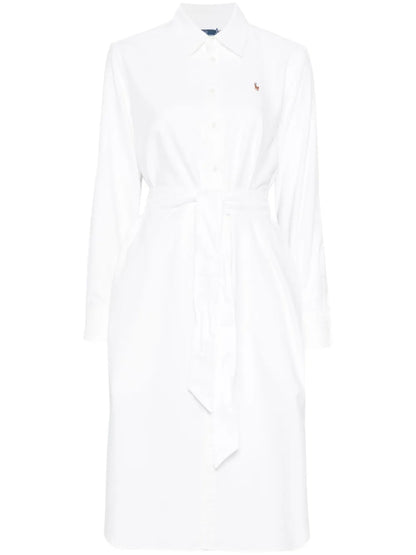 Polo Pony-Embroidered Midi Dress