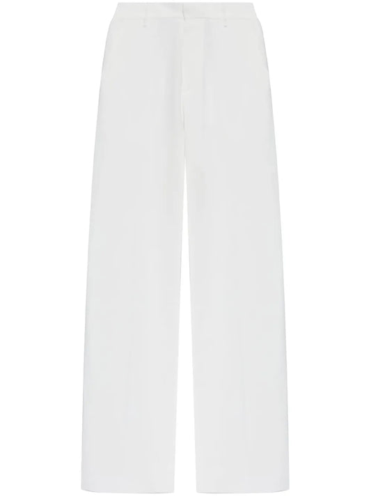 High-Waist Wide-Leg Trousers