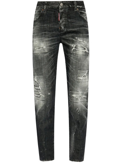 Distressed-Effect Jeans