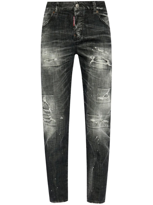 Distressed-Effect Jeans