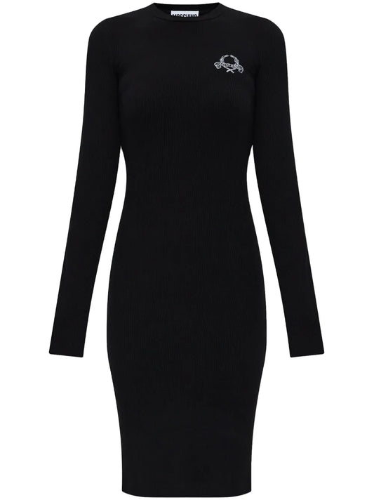 Logo-Embroidered Dress