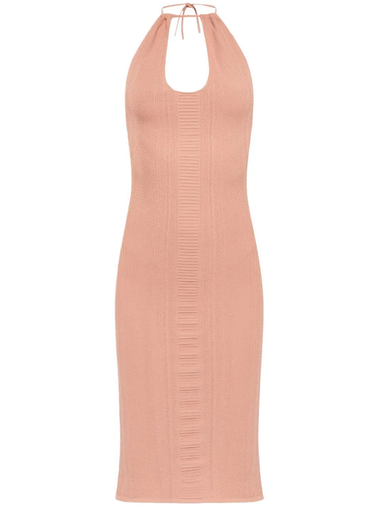 Cut-Out Detailing Midi Dress