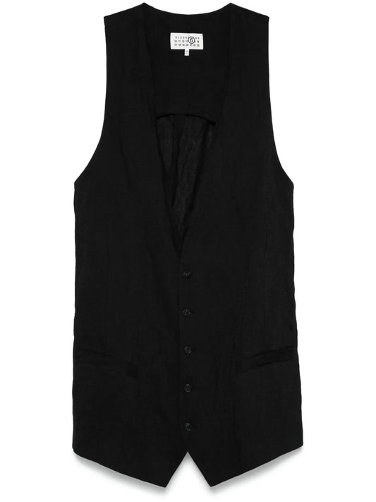 Plunging-Neck Gilet