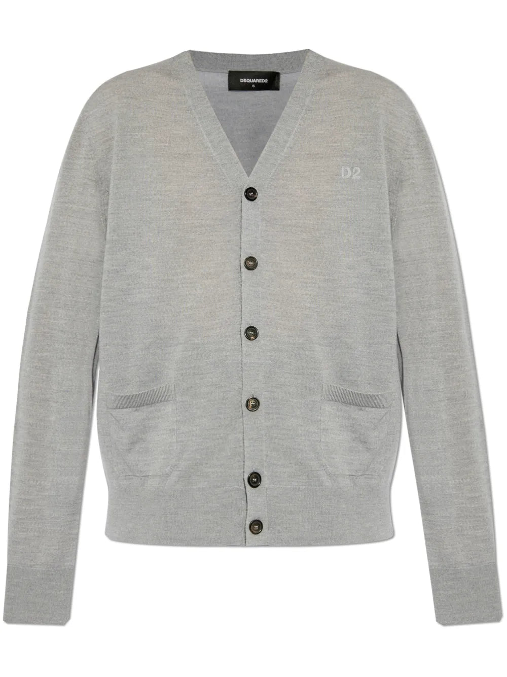 Logo-Embroidered Cardigan