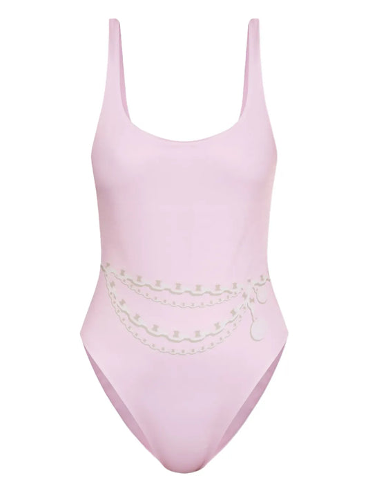 Treasure-Print Swimsuit
