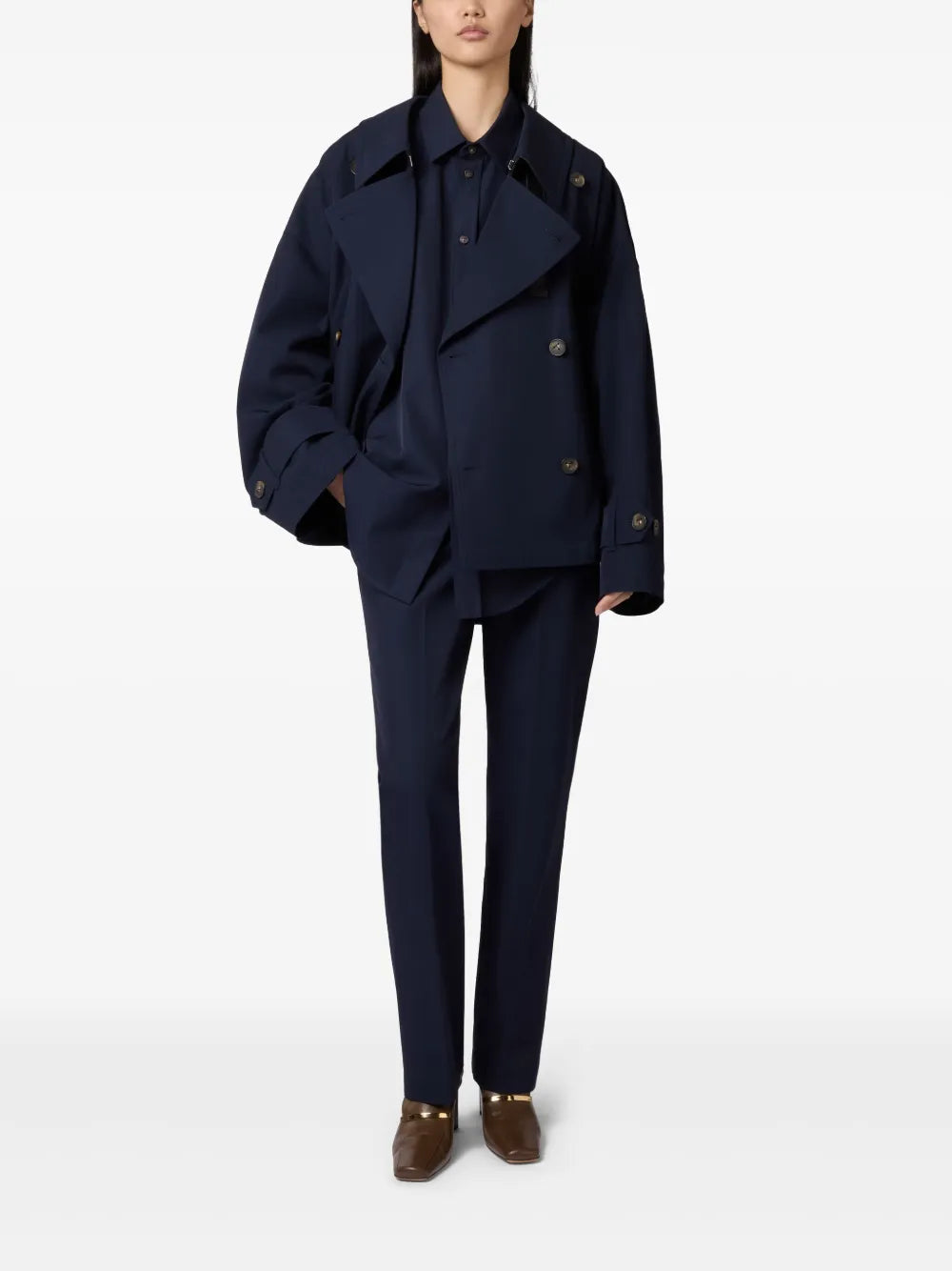 Tailored Straight-Leg Trousers