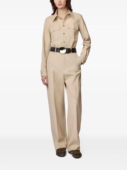 Tailored Straight-Leg Trousers