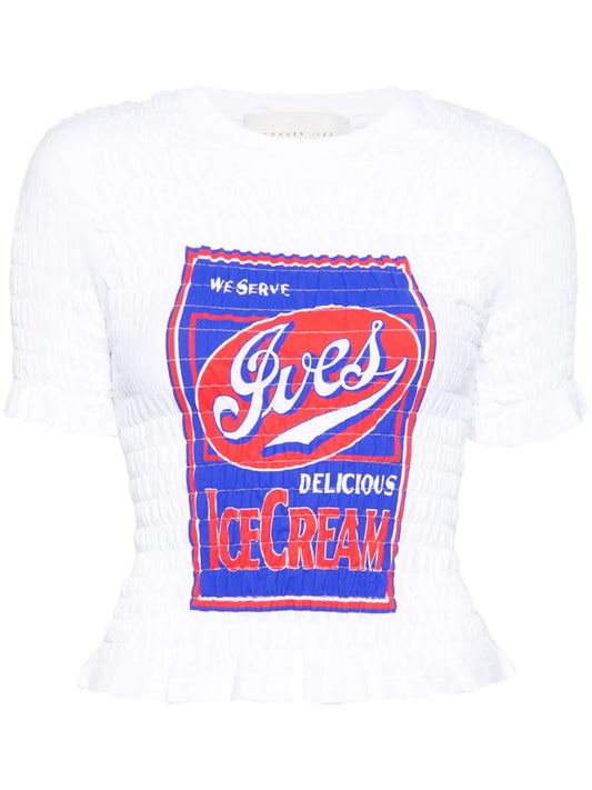 The Shirred ‘Ives Ice Cream’ T-Shirt