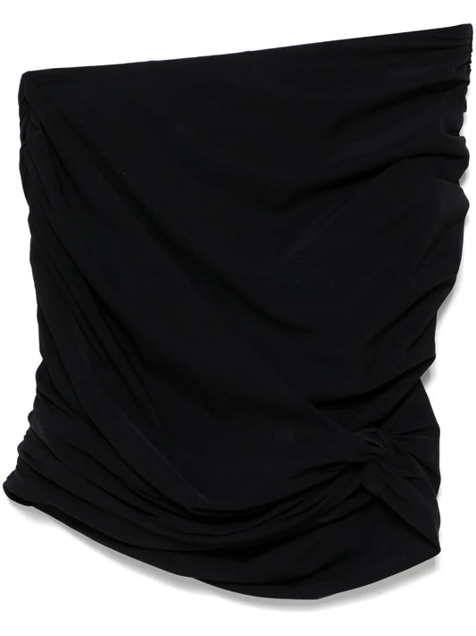 Draped Mini Skirt