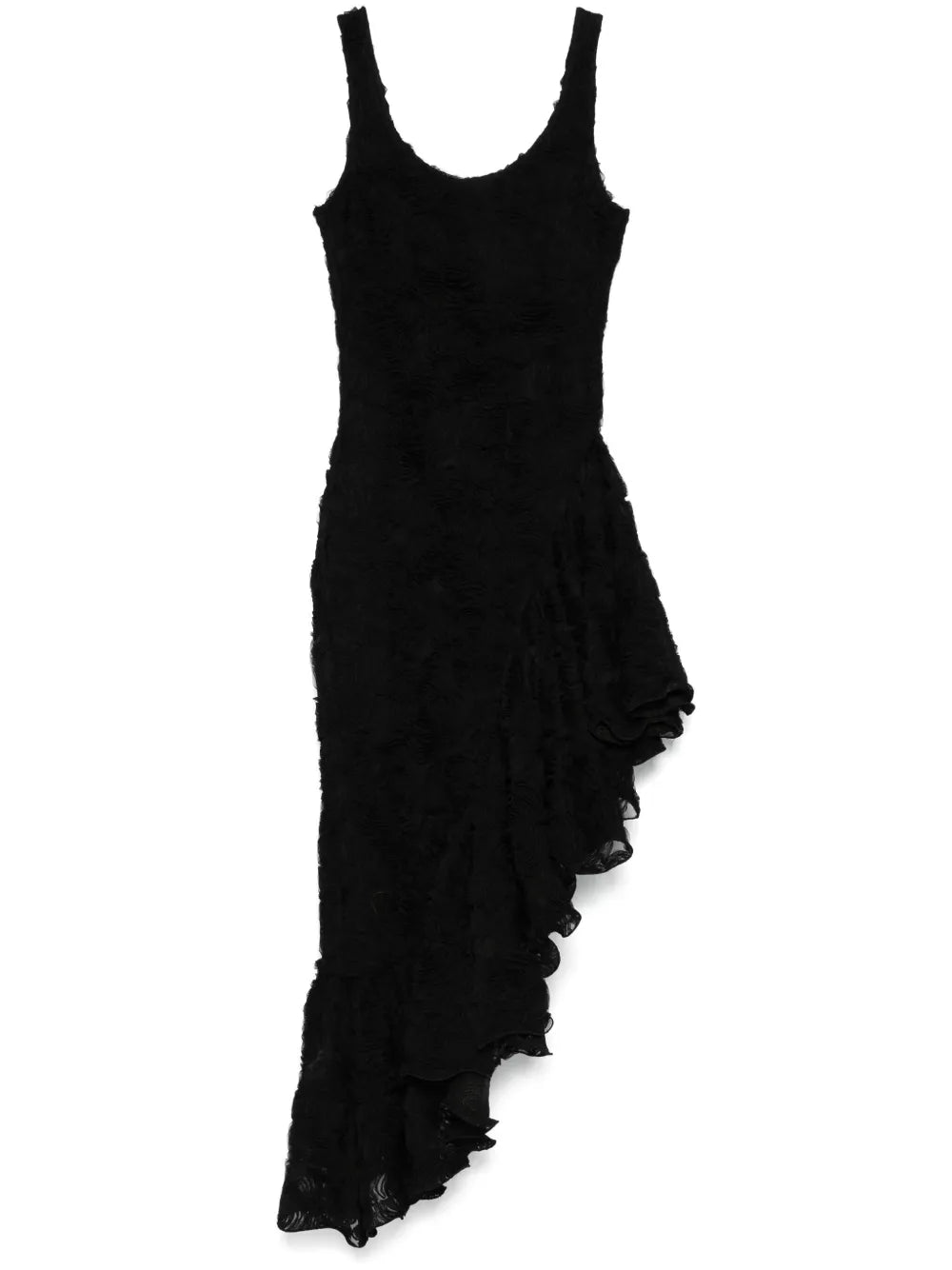 Flower Mesh Midi Dress
