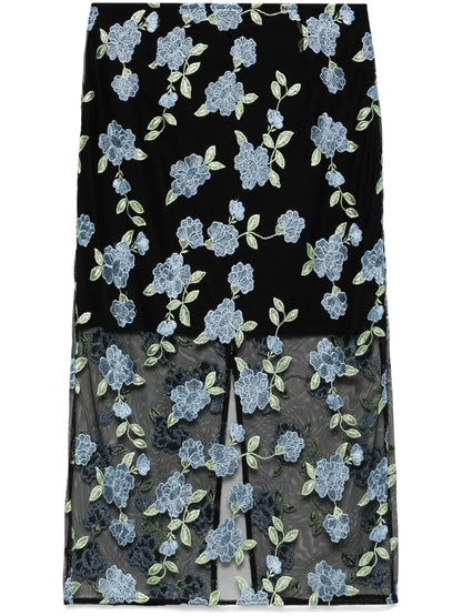 Mesh Midi Skirt