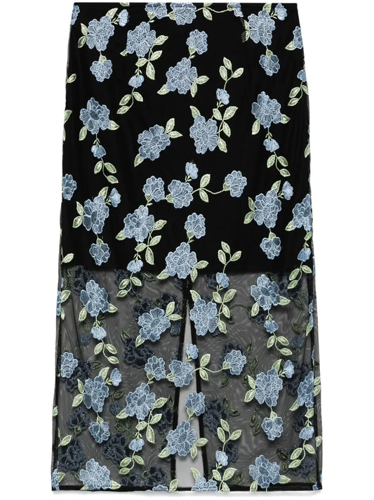 Mesh Midi Skirt