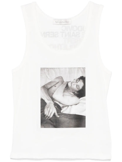 Self Portrait Print Tank Top