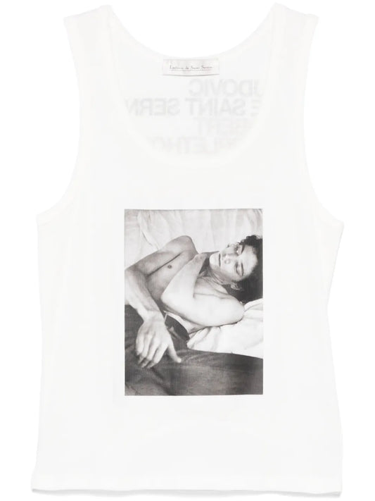 Self Portrait Print Tank Top