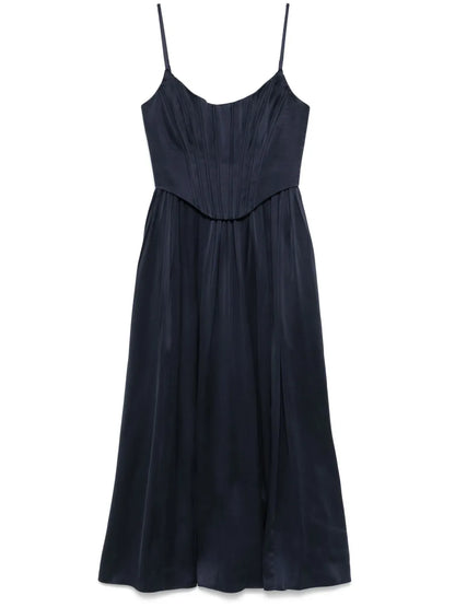 Corset-Style Midi Dress