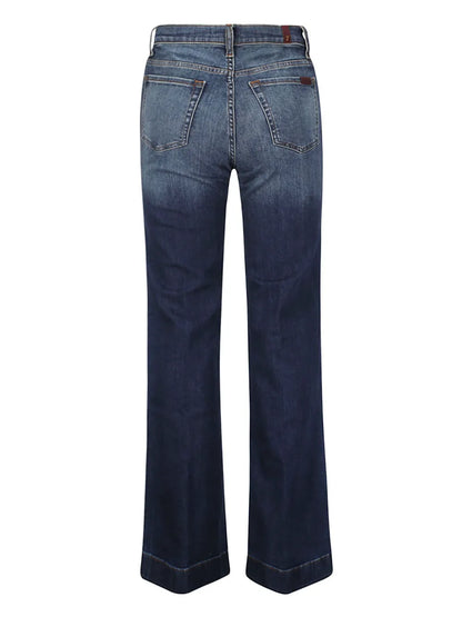 Logo-Patch Straight Jeans