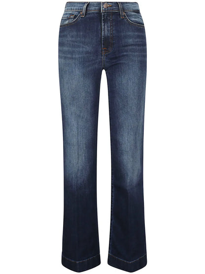 Logo-Patch Straight Jeans