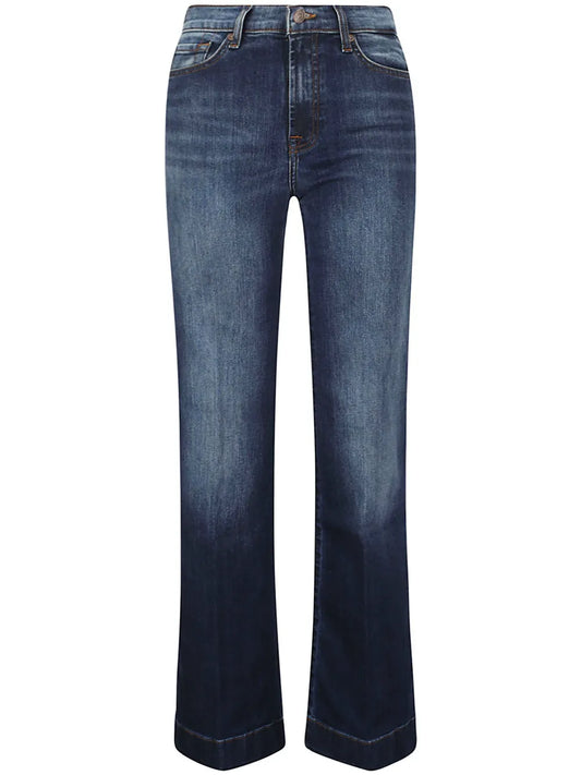 Logo-Patch Straight Jeans