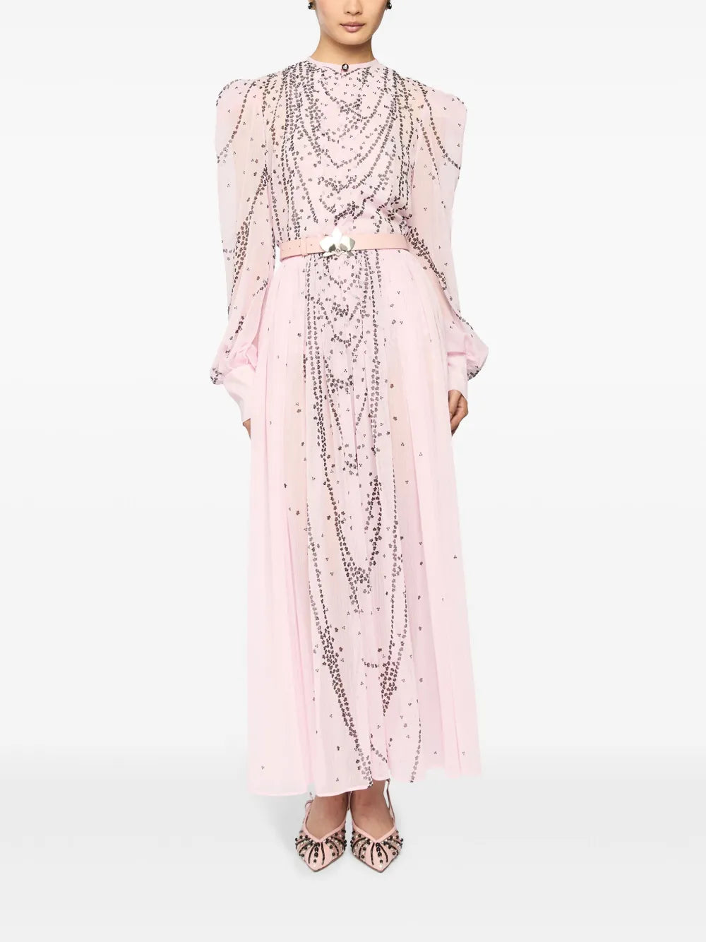 Plissé Maxi Skirt