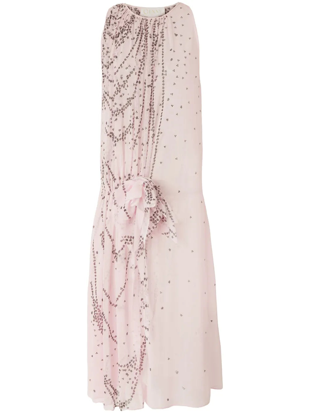 Knot Detail Midi Dres