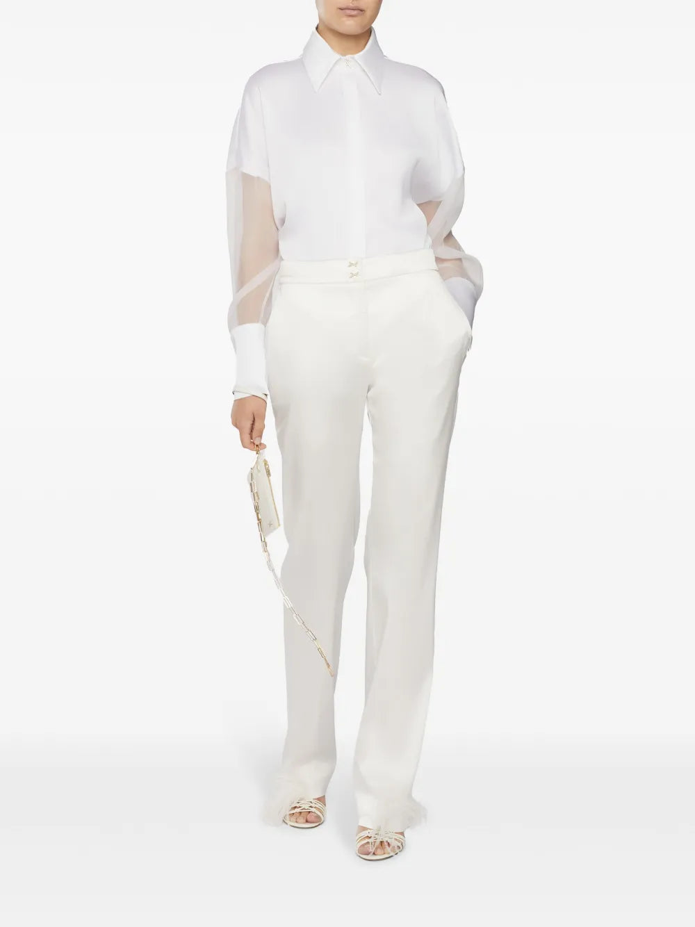 Sheer Sleeves Shirt