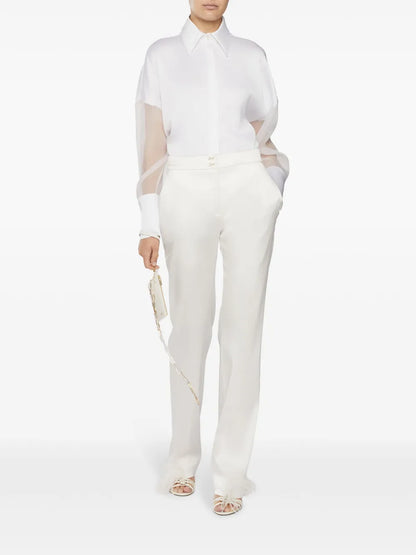 Sheer Sleeves Shirt