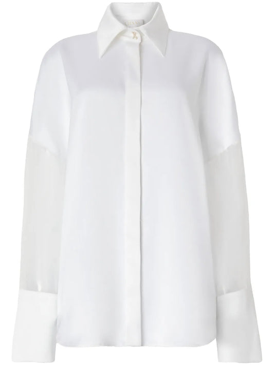 Sheer Sleeves Shirt