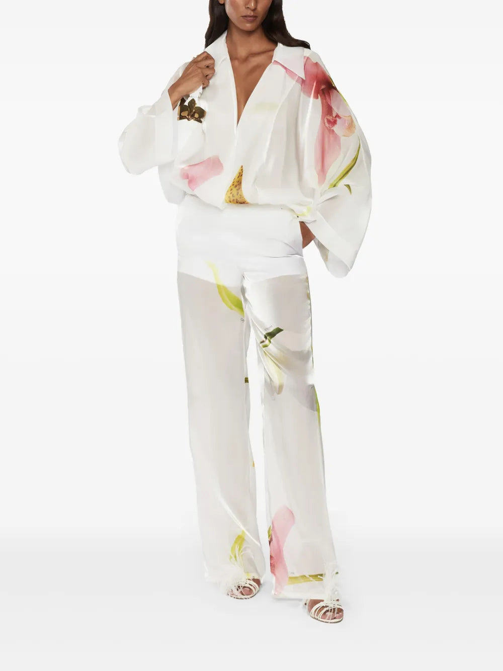 Drawstring Palazzo Pants