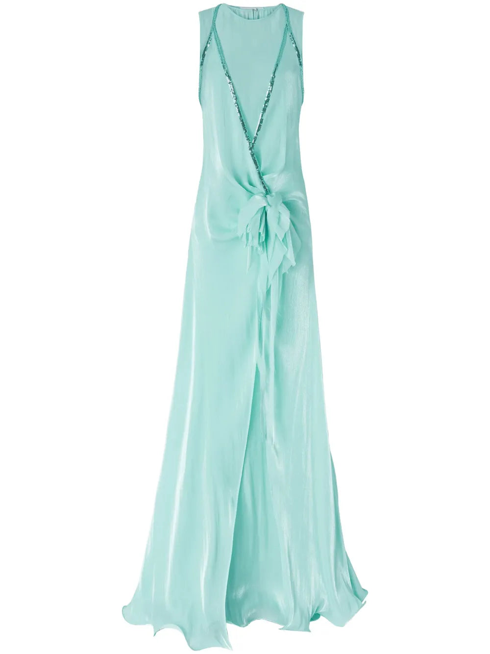 Sequin-Embellished Maxi Dress