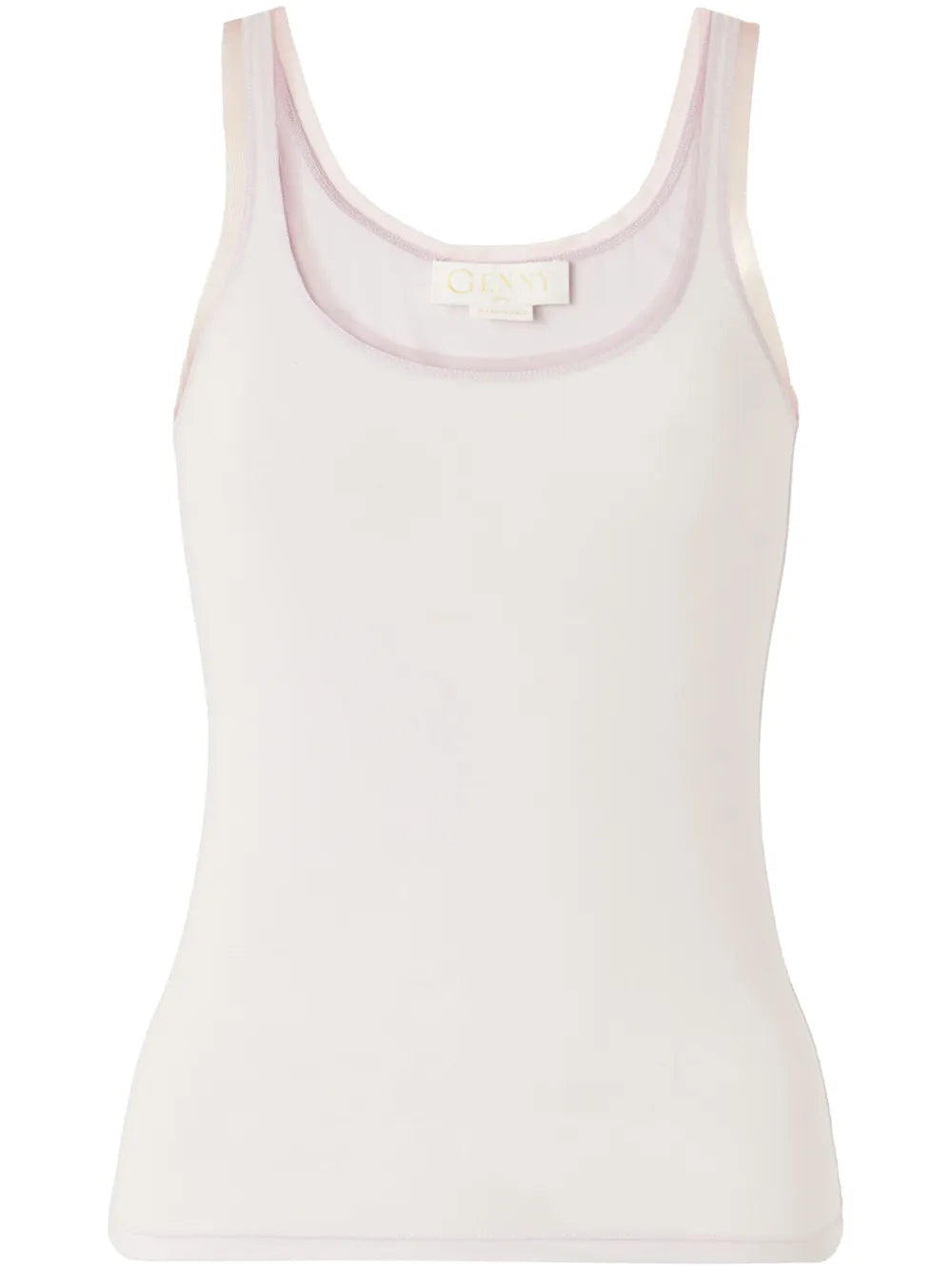 Contrast-Trim Tank Top