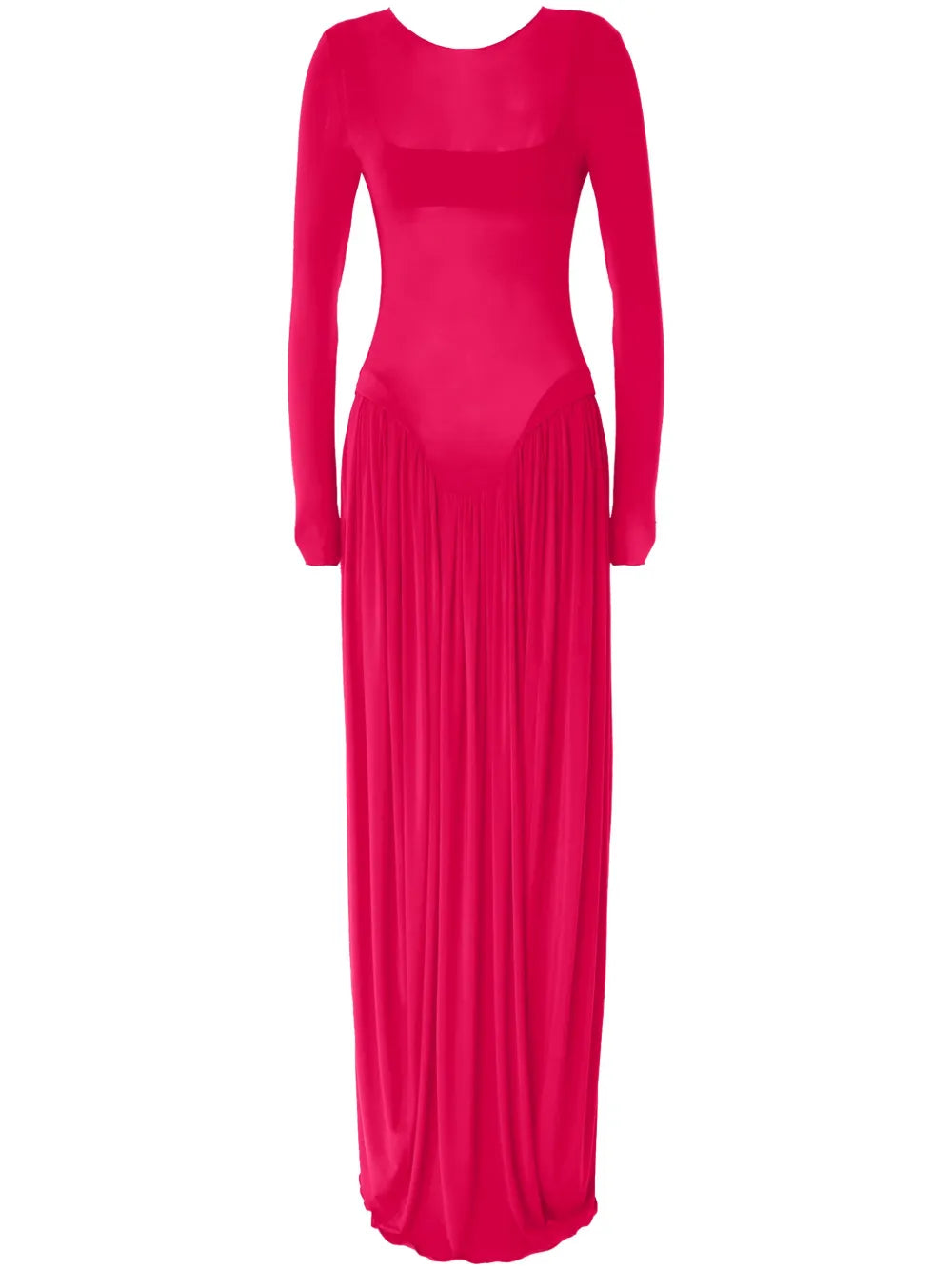 Semi-Sheer Maxi Dress