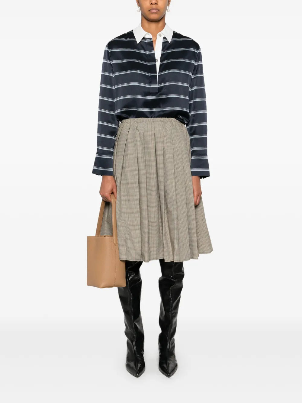 Striped Polo Top