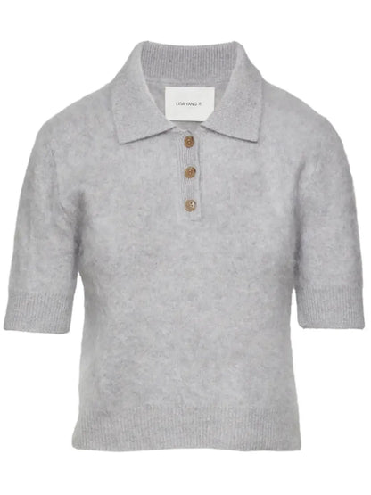 The Carolyn Cashmere Polo Shirt