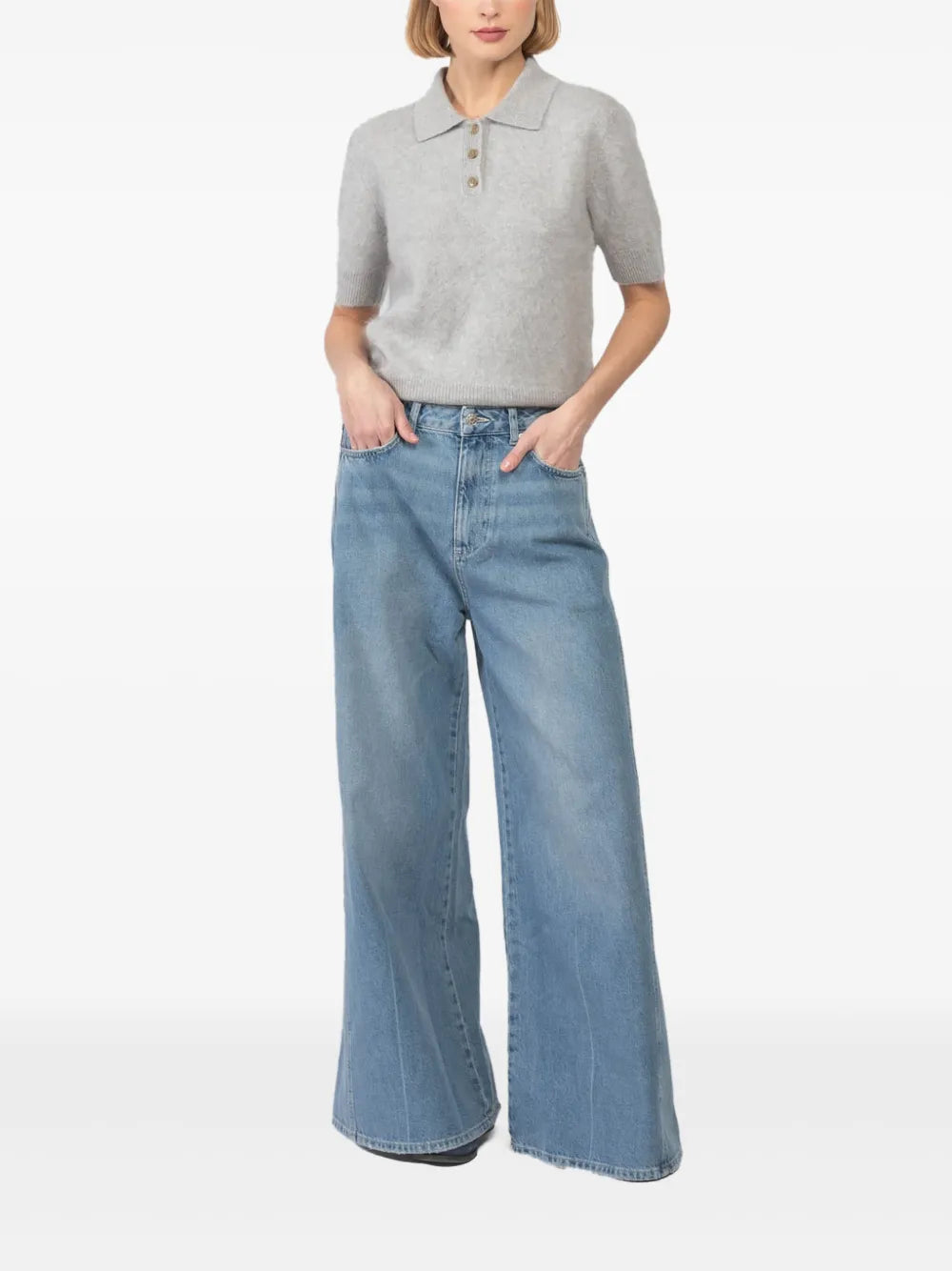 The Carolyn Cashmere Polo Shirt