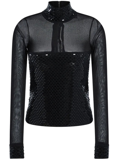 Bead-Embellished Blouse