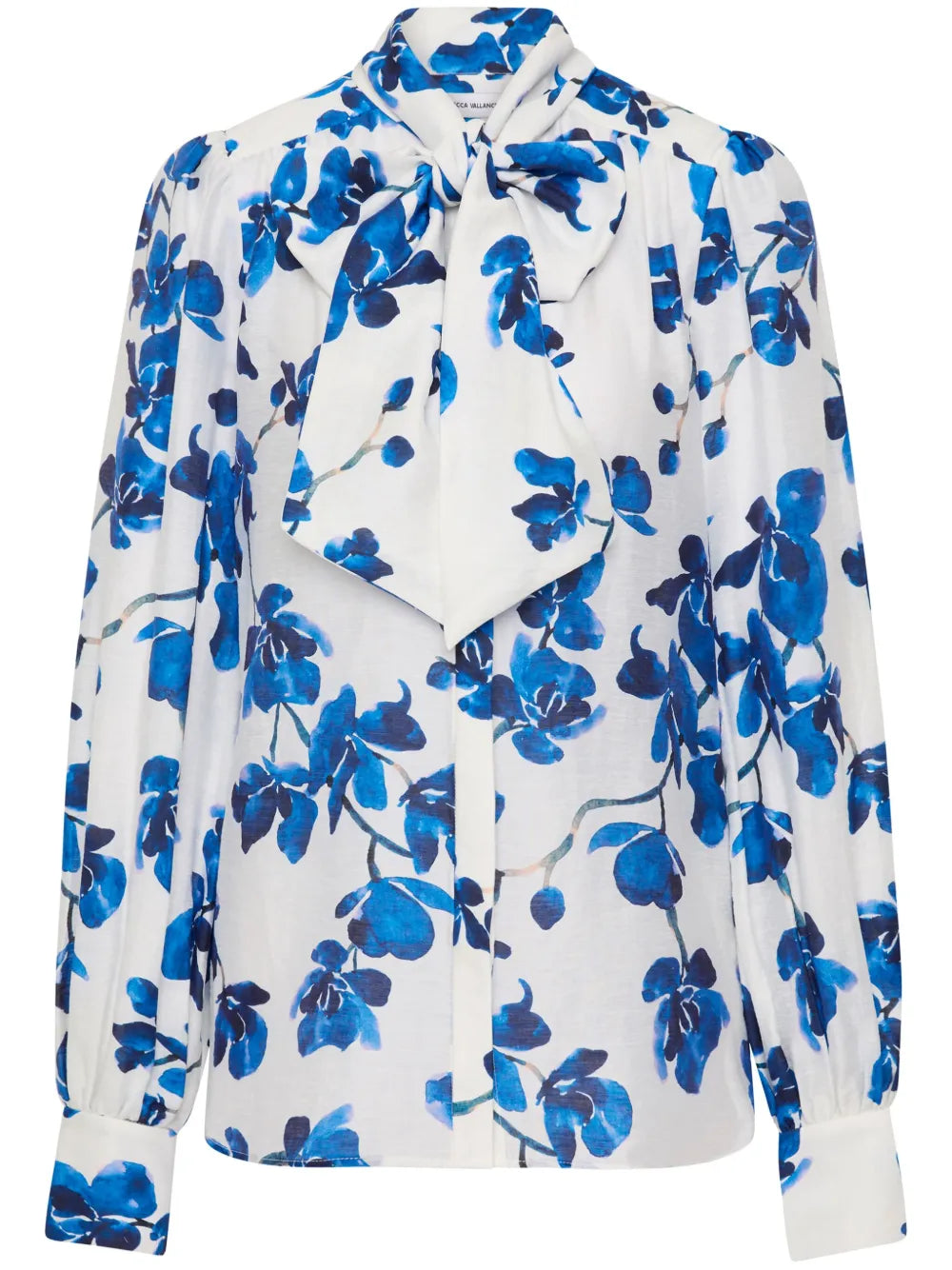 Floral-Motif Blouse