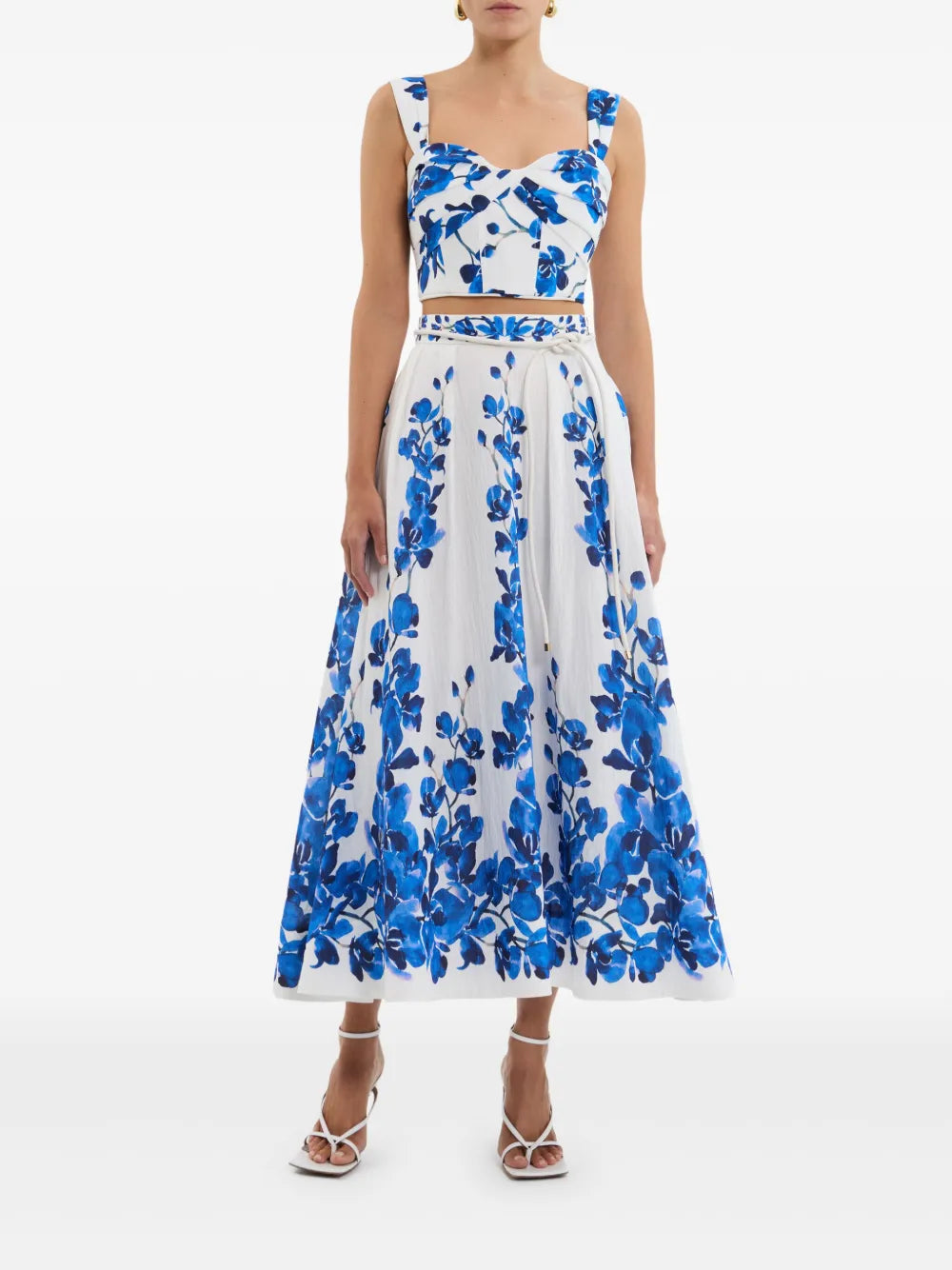 Floral-Motif Top